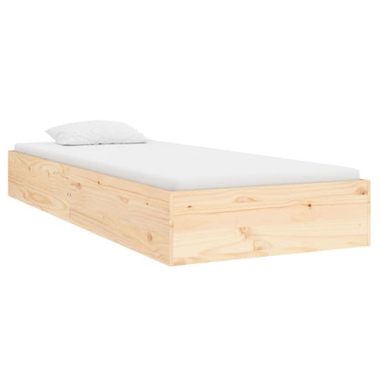 Estrutura de cama solteiro 90x190 cm madeira maciça