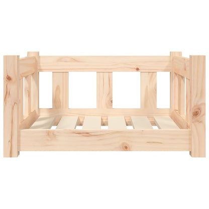 Cama para cães 55,5x45,5x28 cm madeira de pinho maciça