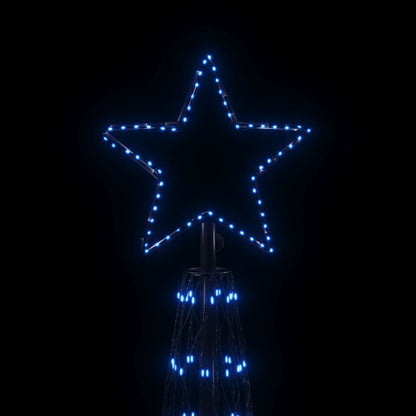 Árvore de Natal em cone 3000 luzes LED 230x800 cm azul