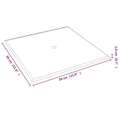 Painel de parede 12 pcs 30x30cm tecido 1,08 m² cor cinza-escuro