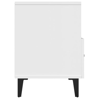 Móvel de TV Calibro com 2 Gavetas e Prateleiras de 80 cm - Branco - Design Moderno