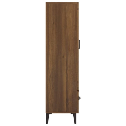 Vitrine Valquiria com Gaveta de 115 cm - Castanho - Design Nórdico