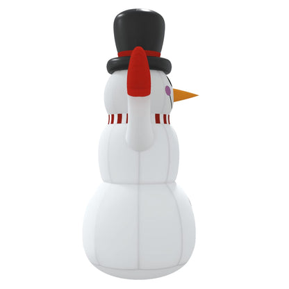 Boneco de neve insuflável com luzes LED 120 cm