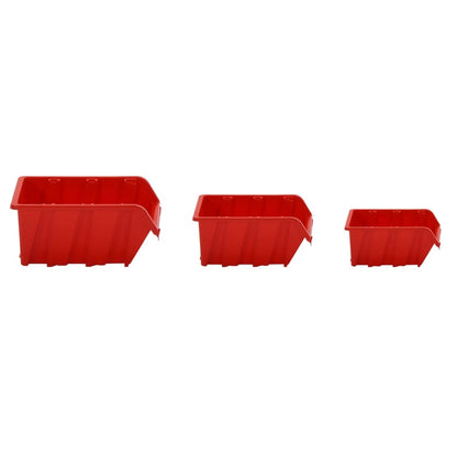 26pcs conjunto prateleiras de oficina 77x39cm PP vermelho/preto