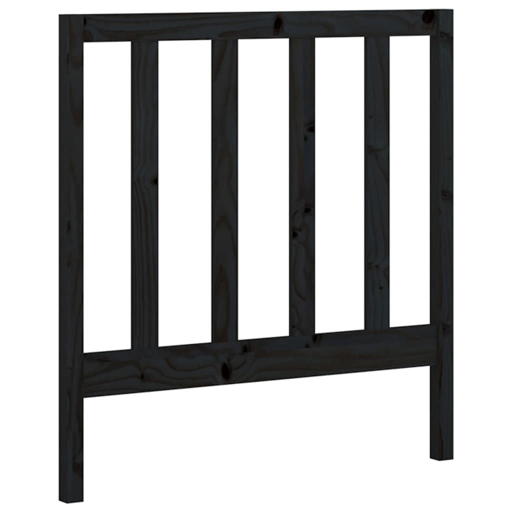 Sofá-cama de puxar 2x(90x200) cm pinho maciço preto