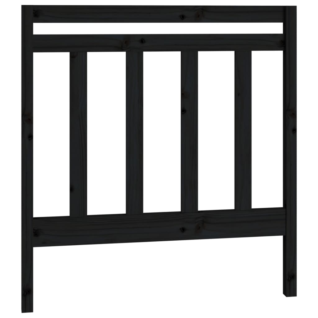 Sofá-cama de puxar 2x(90x200) cm pinho maciço preto