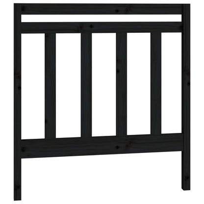 Sofá-cama de puxar 2x(90x200) cm pinho maciço preto