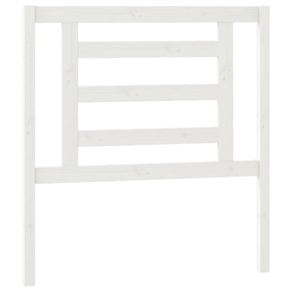 Estrutura sofá-cama de puxar 2x(90x190) cm pinho maciço branco