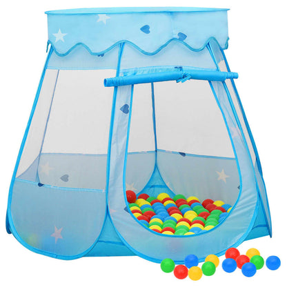 Tenda de brincar infantil 102x102x82 cm azul