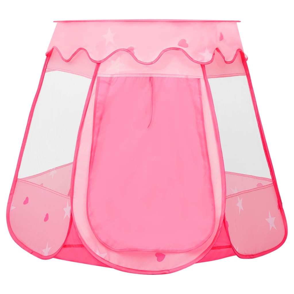 Tenda de brincar infantil 102x102x82 cm rosa