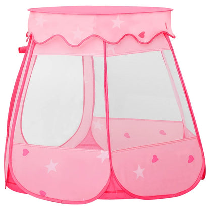 Tenda de brincar infantil 102x102x82 cm rosa