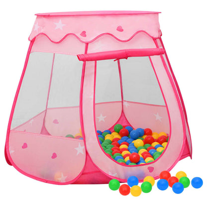 Tenda de brincar infantil 102x102x82 cm rosa