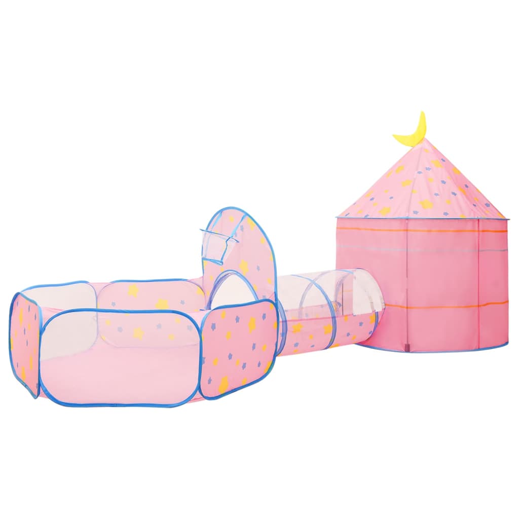 Tenda de brincar infantil 301x120x128 cm rosa