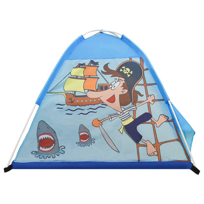 Tenda de brincar infantil 120x120x90 cm azul