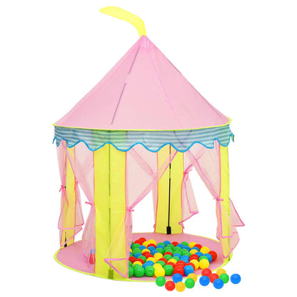 Tenda de brincar infantil 100x100x127 cm rosa