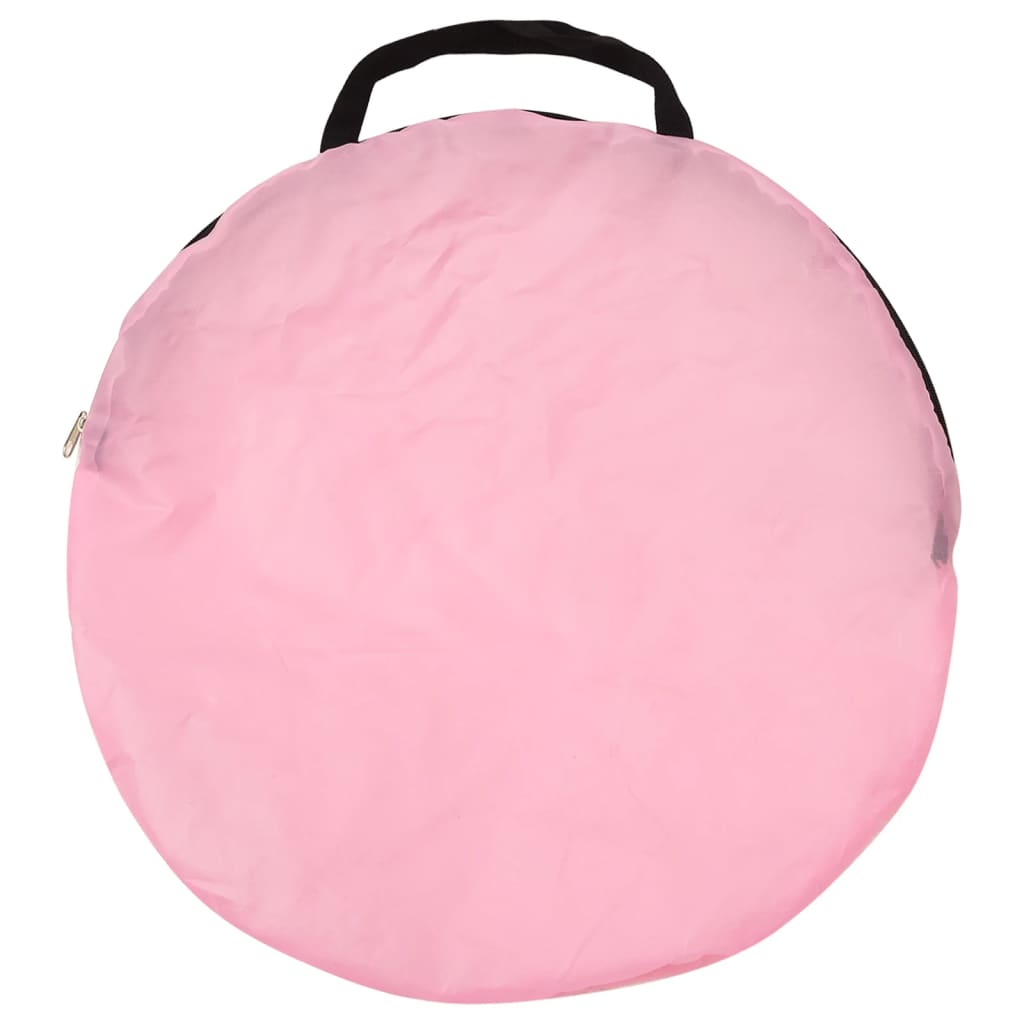 Tenda de brincar infantil 100x100x127 cm rosa