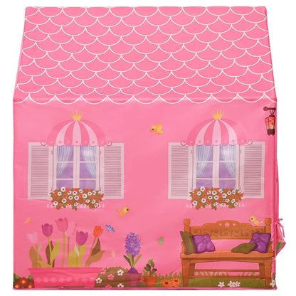 Tenda de brincar infantil 69x94x104 cm rosa