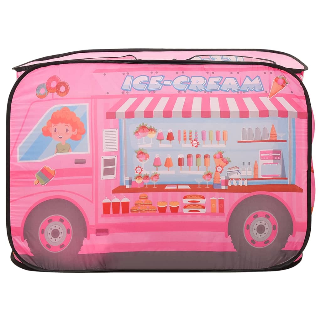 Tenda de brincar infantil 70x112x70 cm rosa