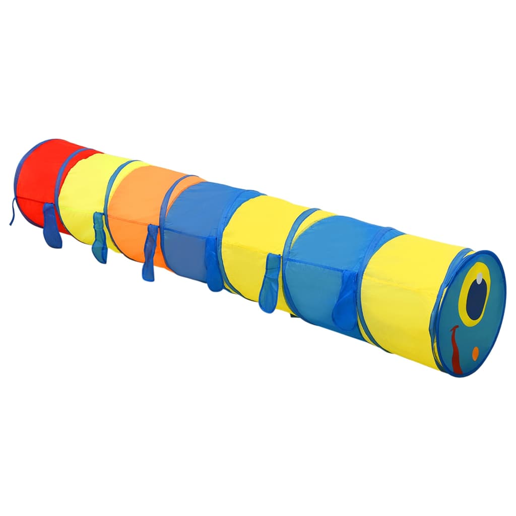 Túnel de brincar infantil 245 cm poliéster multicor