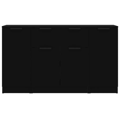 Aparador Flix de 120 cm - Preto - Design Moderno