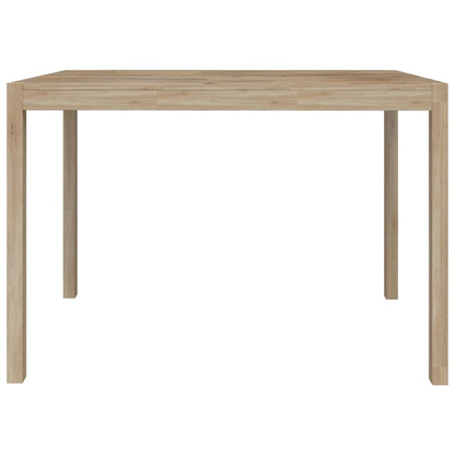 Mesa de jantar 110x70x75 cm madeira de acácia maciça