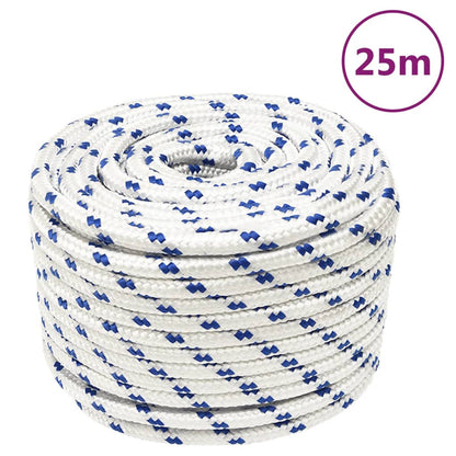 Corda de barco 12 mm 25 m polipropileno branco