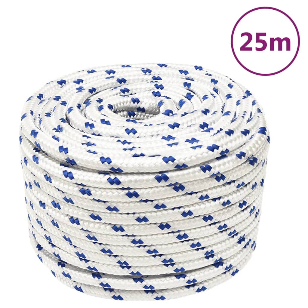 Corda de barco 14 mm 25 m polipropileno branco