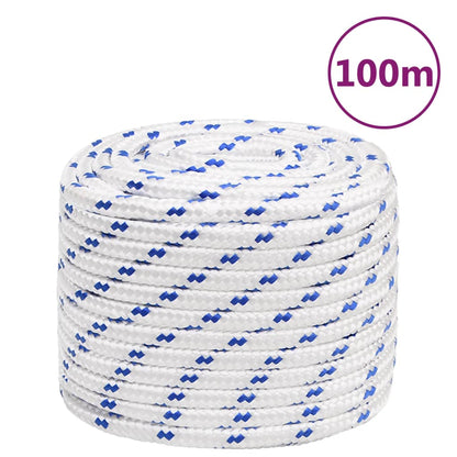 Corda de barco 16 mm 100 m polipropileno branco