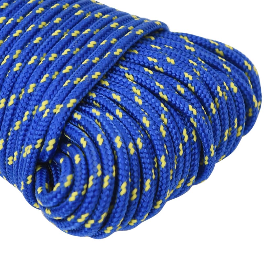 Corda de barco 3 mm 100 m polipropileno azul