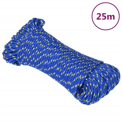 Corda de barco 5 mm 25 m polipropileno azul