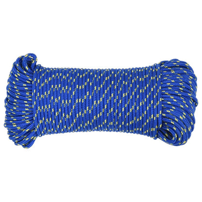 Corda de barco 5 mm 25 m polipropileno azul