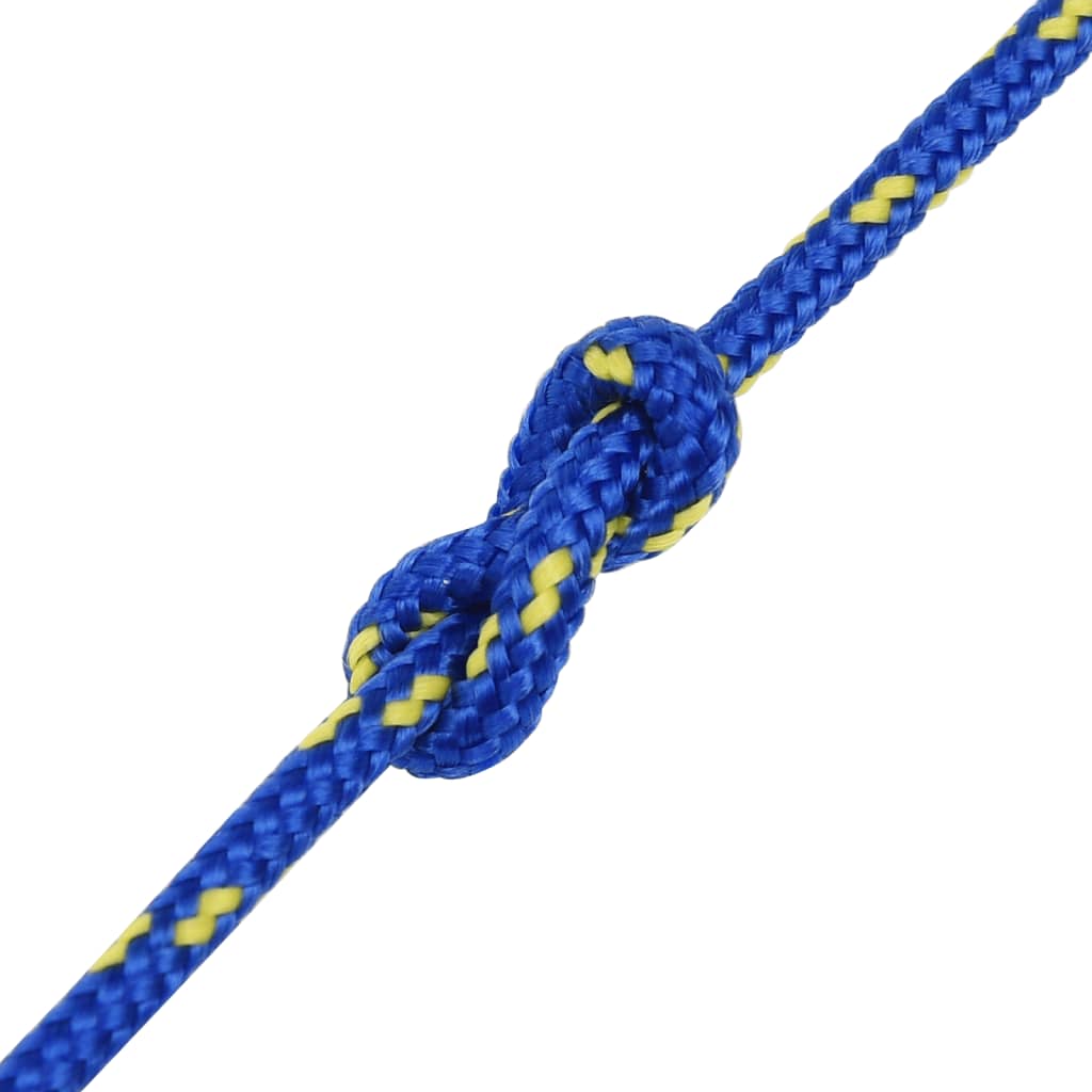 Corda de barco 5 mm 25 m polipropileno azul