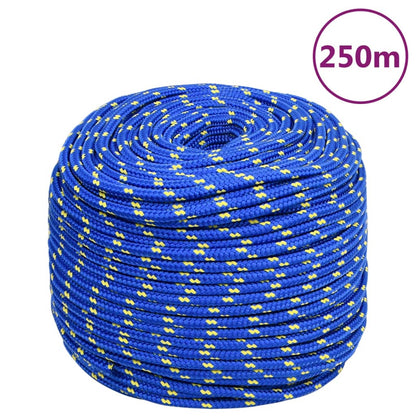 Corda de barco 6 mm 250 m polipropileno azul