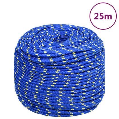 Corda de barco 8 mm 25 m polipropileno azul