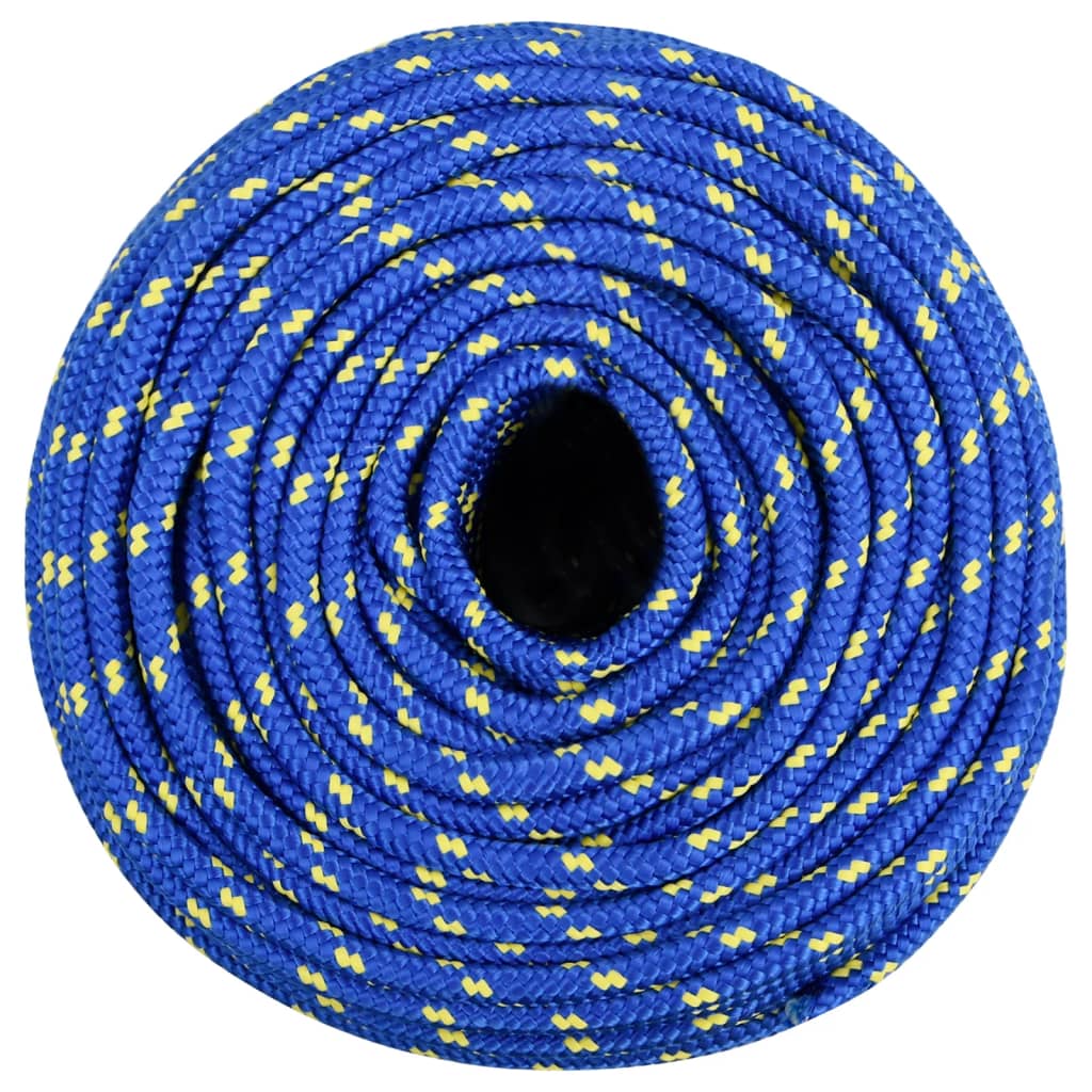 Corda de barco 8 mm 50 m polipropileno azul