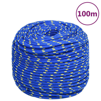 Corda de barco 10 mm 100 m polipropileno azul