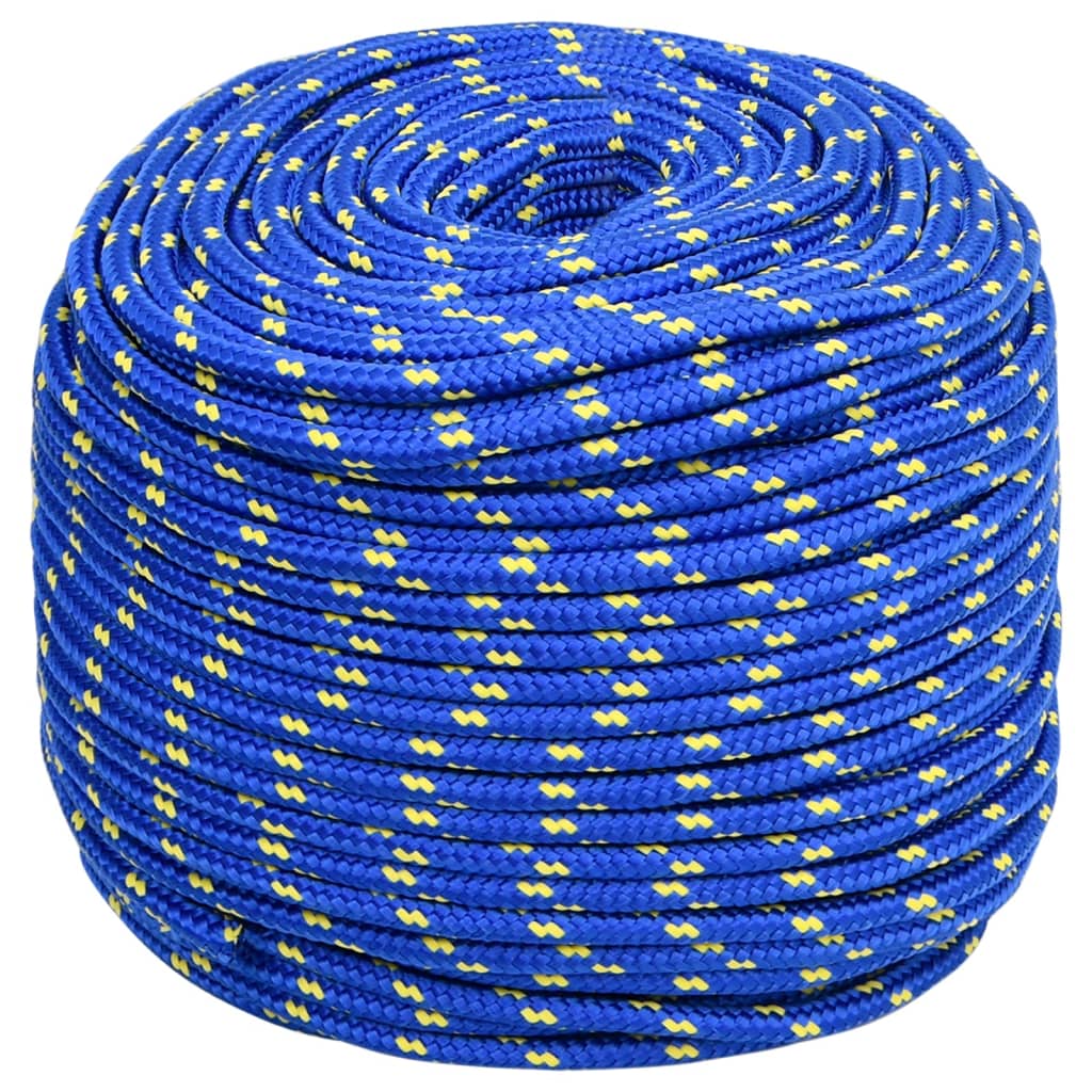 Corda de barco 10 mm 100 m polipropileno azul