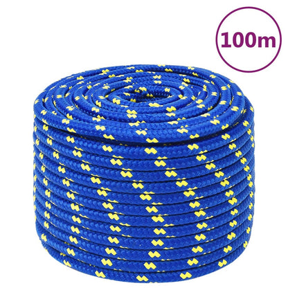 Corda de barco 12 mm 100 m polipropileno azul