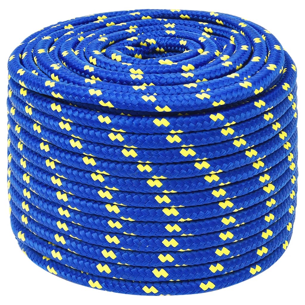 Corda de barco 12 mm 100 m polipropileno azul