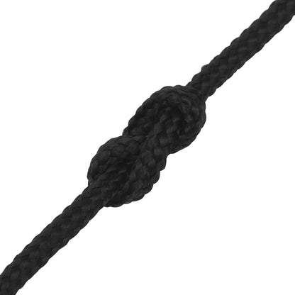 Corda de barco 2 mm 100 m polipropileno preto completo