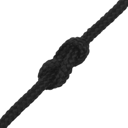 Corda de barco 2 mm 500 m polipropileno preto completo