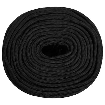 Corda de barco 6 mm 50 m polipropileno preto completo