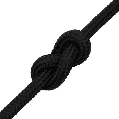 Corda de barco 18 mm 25 m polipropileno preto completo