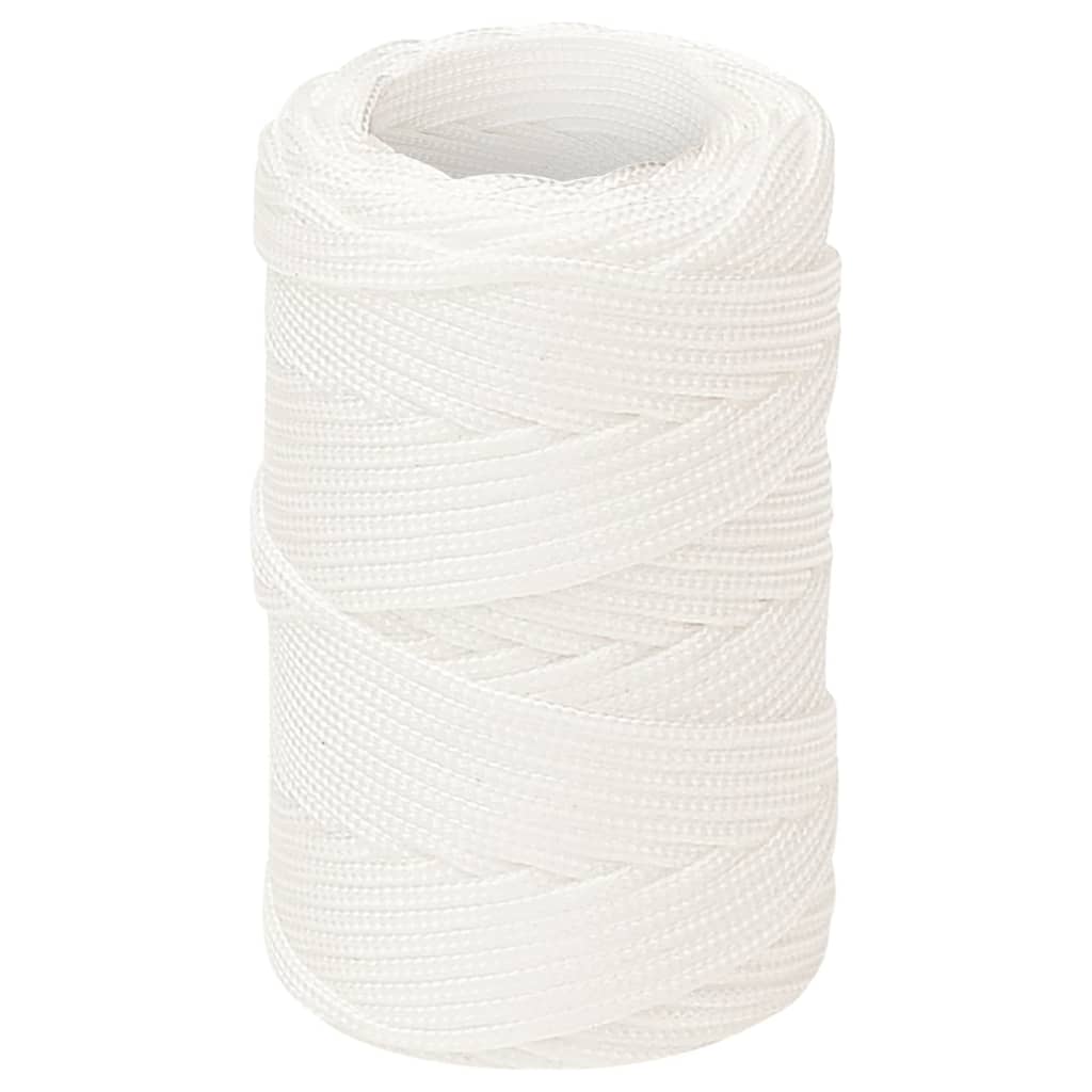 Corda de barco 2 mm 50 m polipropileno branco completo