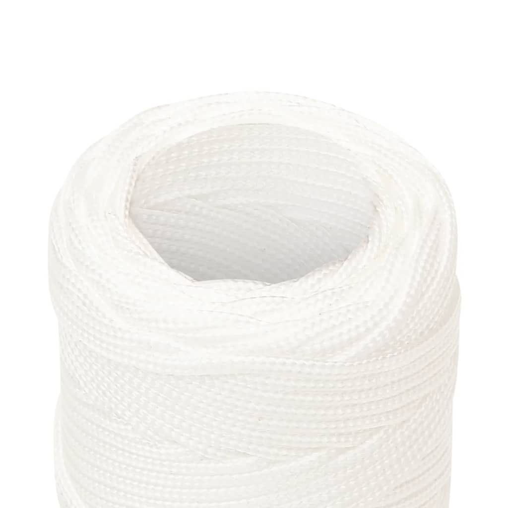 Corda de barco 2 mm 50 m polipropileno branco completo