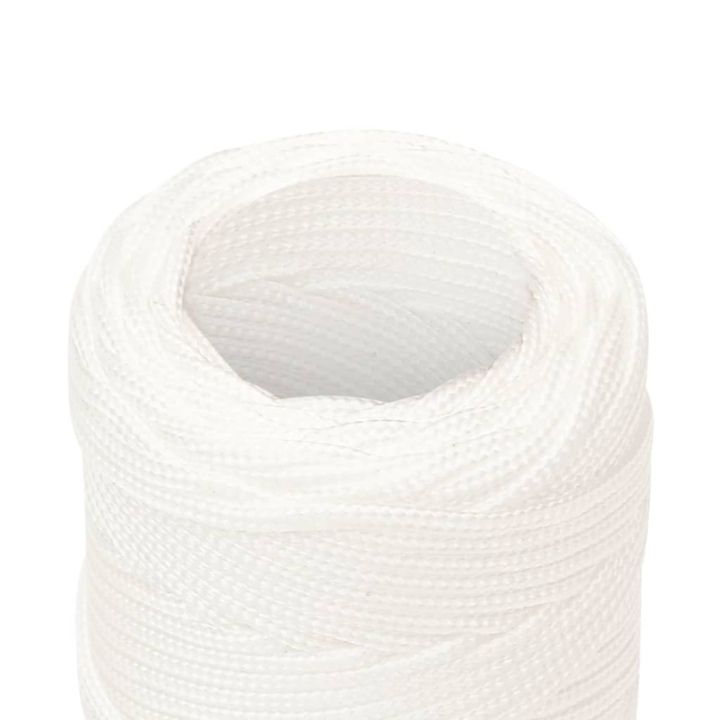 Corda de barco 2 mm 250 m polipropileno branco completo