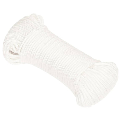 Corda de barco 3 mm 25 m polipropileno branco completo