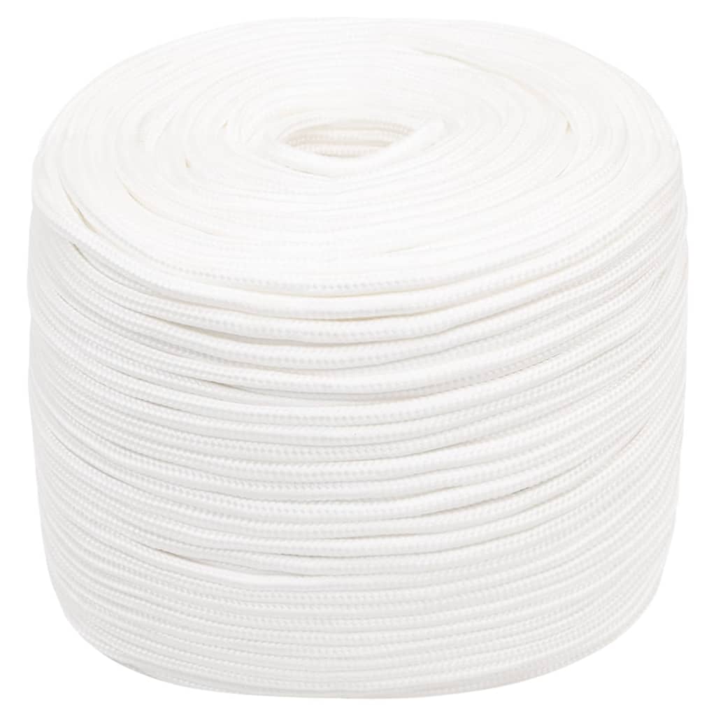 Corda de barco 6 mm 25 m polipropileno branco completo