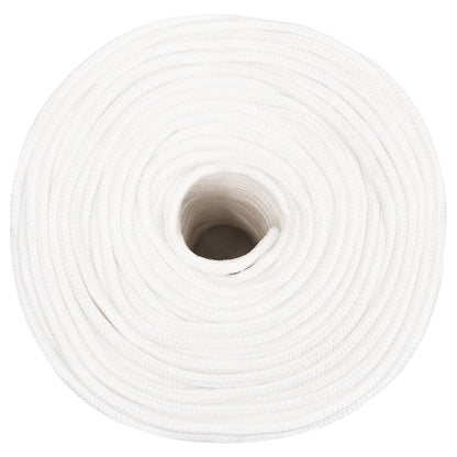 Corda de barco 6 mm 25 m polipropileno branco completo