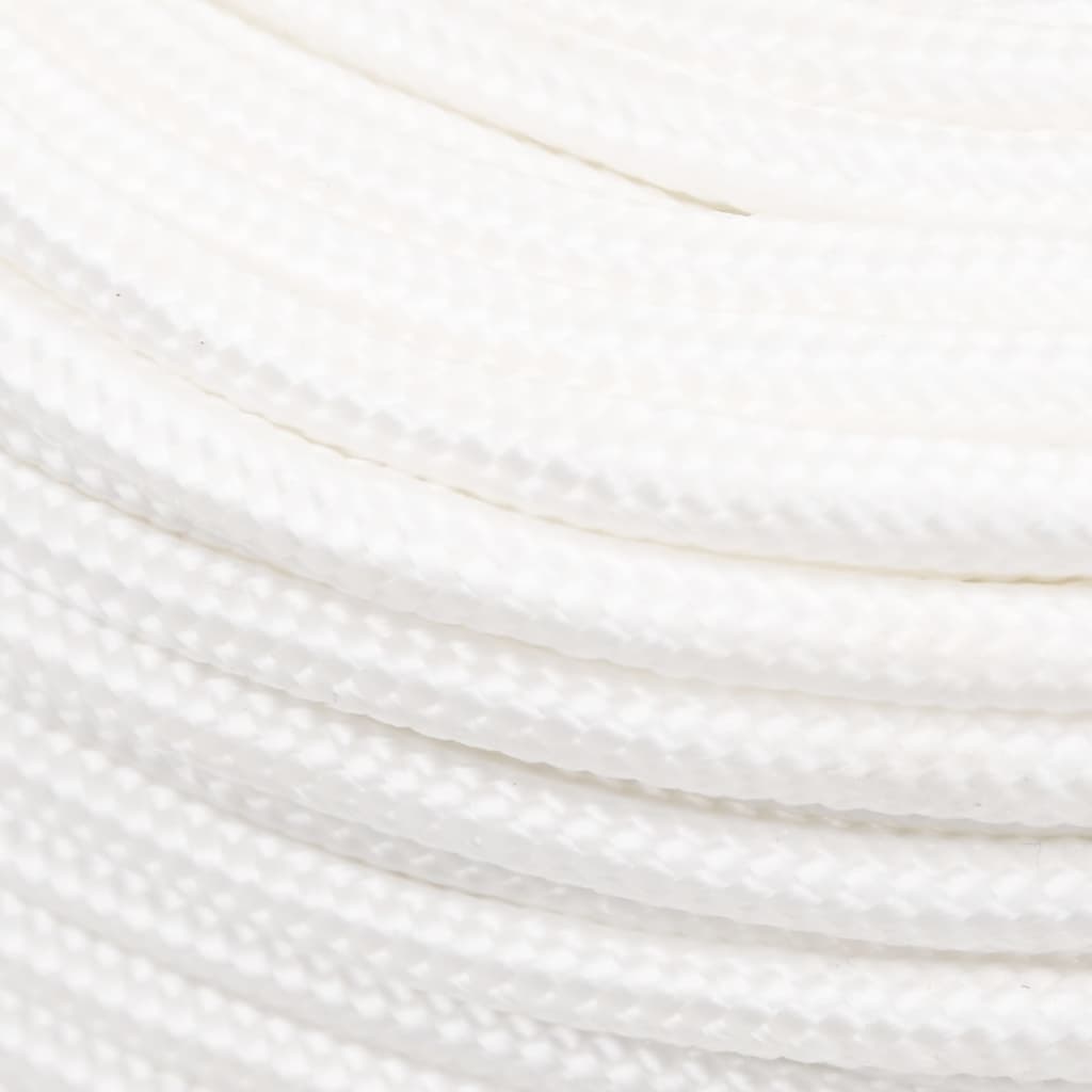 Corda de barco 6 mm 25 m polipropileno branco completo